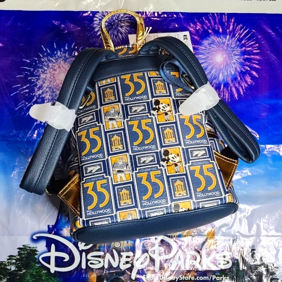 Disney Parks WDW Hollywood Studios 35th Anniversary Loungefly Backpack LR NWT - Picture 2 of 5